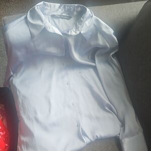 Zara Men's Sky Blue Dress Shirt